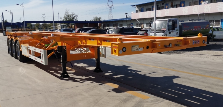 skeleton semi trailer