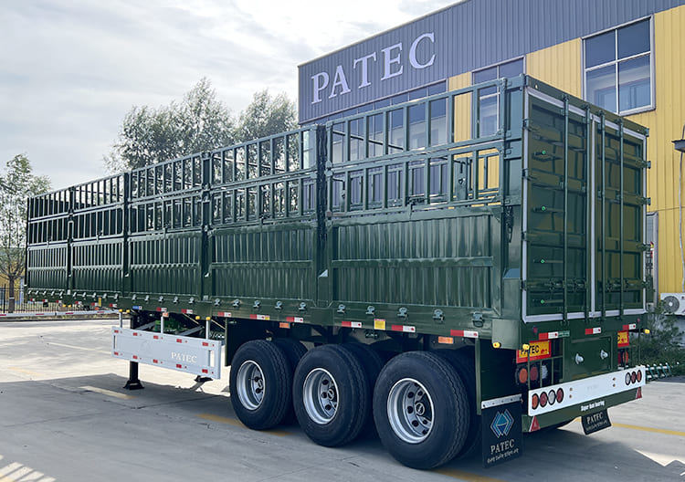 3 axle 60 Ton Fence Cargo Semi Trailer for Sale in Dominica