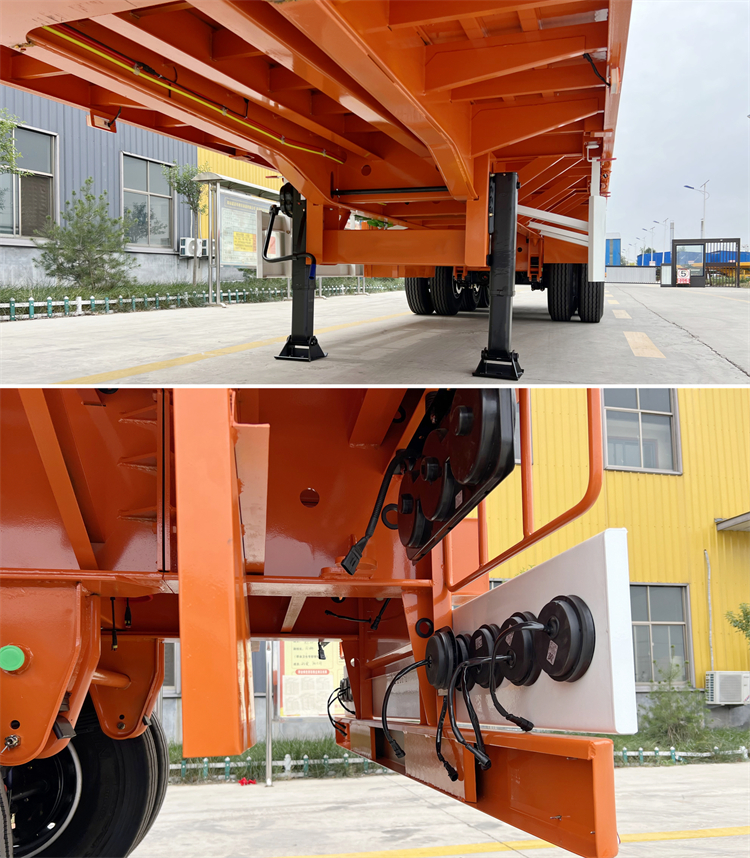 40 Ft Flat Bed Trailer for Sale in Tanzania | Flatbed Semi Trailer
