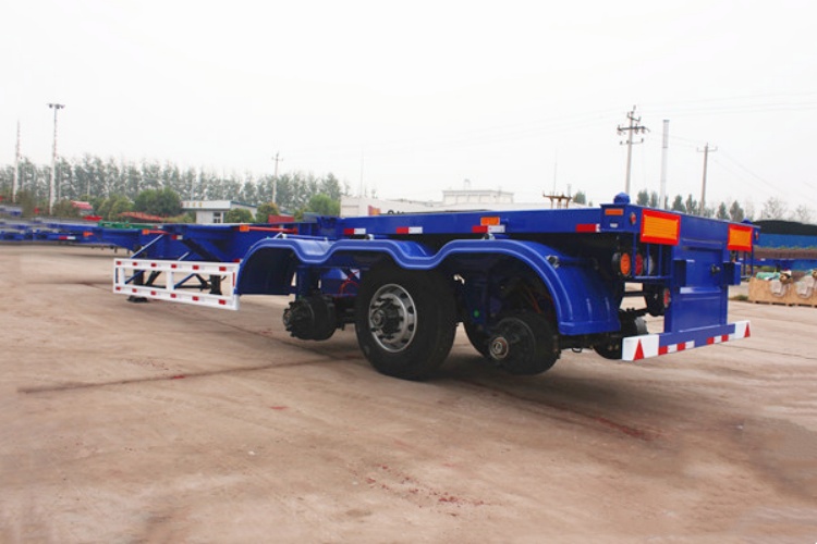 3 Axle Skeletal Container Trailer Chassis for Sale