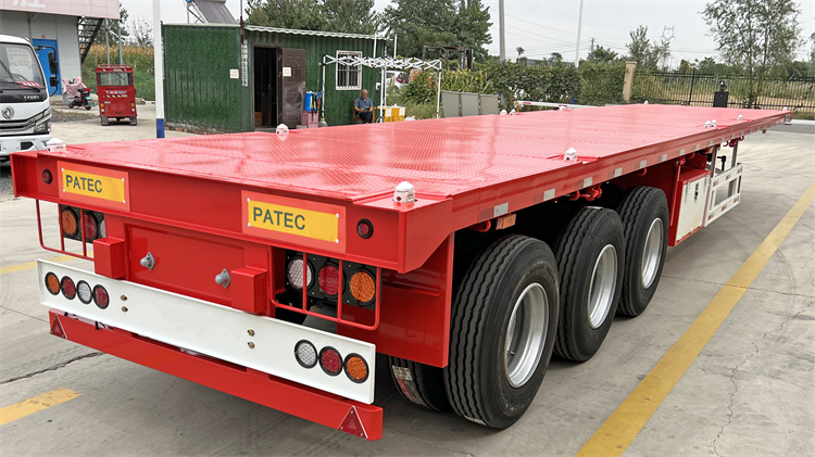 40 Foot Flatbed Container Trailer for Sale In Ghana | How Much is Flatbed Semi Trailer