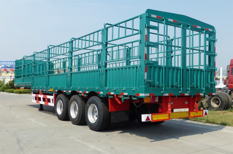 China Tri Axle Stake Semi Trailer for Sale