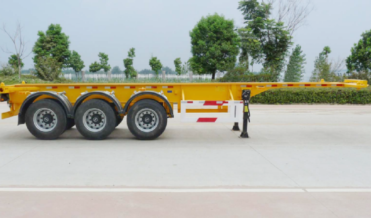 3 Axle 45 Feet Shipping Container Chassis Trailer for Sale in Zimbabwe