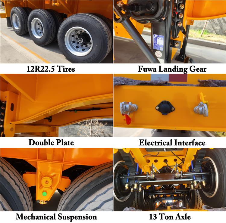 Patec Tri Axle 40 Foot Flatbed Trailer for Sale In Jamaica