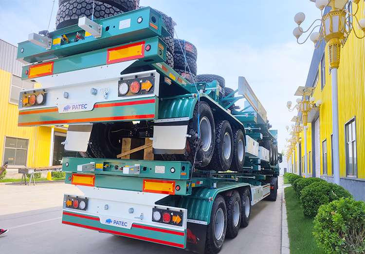 3 Axle Shipping Container Chassis for Sale in Madagascar