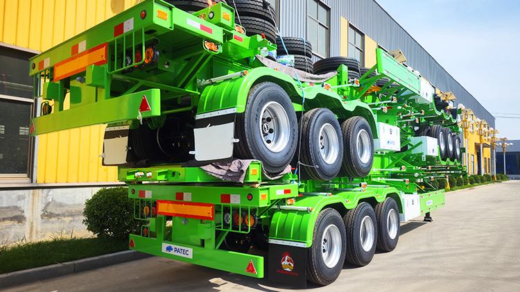 Buy Patec 12m Tri Axle Container Skeletal Trailer for Sale in Guam