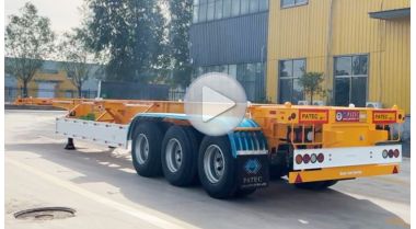 3 Axles 40Ft Container Skeletal Trailer